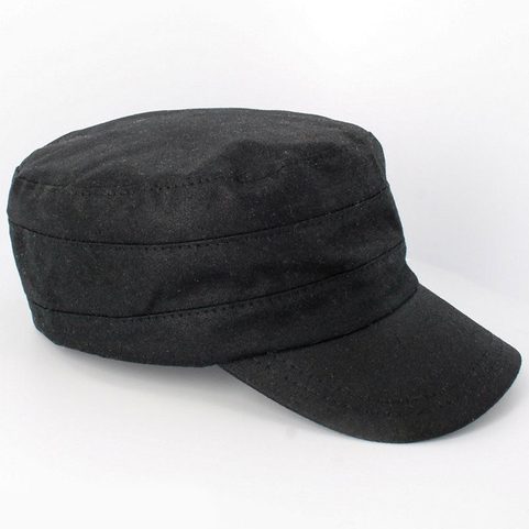 ČEPICE RYBÁŘSKÁ FISHERMAN WAX, POVOSKOVANÁ ČERNÁ