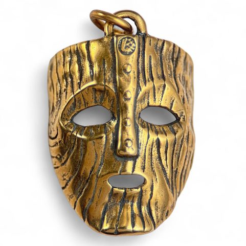 ŠAMANSKÁ MASKA, PŘÍVĚŠEK BRONZ