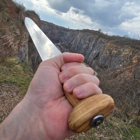 KELTSKÝ MEČ, MUST FARM, MLADŠÍ DOBA ŽELEZNÁ, LA TÉNE - ANGLIE
