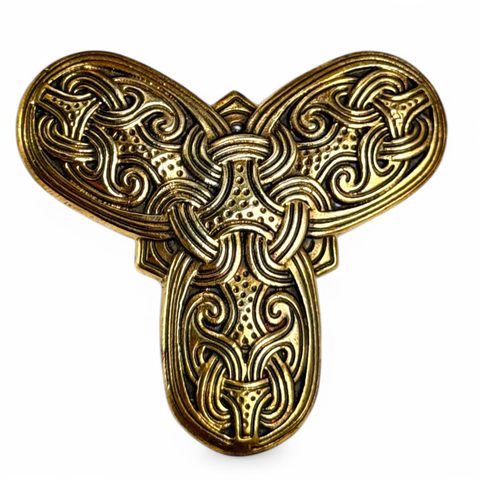 TROJLÍSTKOVÁ BROŽ, VIKINGSKÁ, BRONZ
