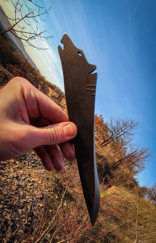 KUDLAK VELKÝ VRHACÍ NŮŽ - 1 KUS