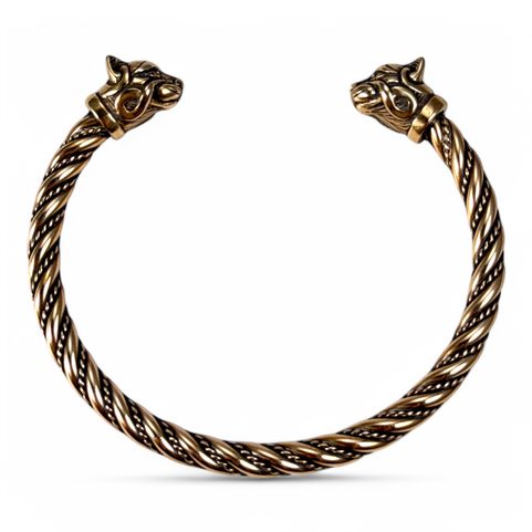 CAITLIN, KELTSKÁ KOČKA, NÁRAMEK, BRONZ