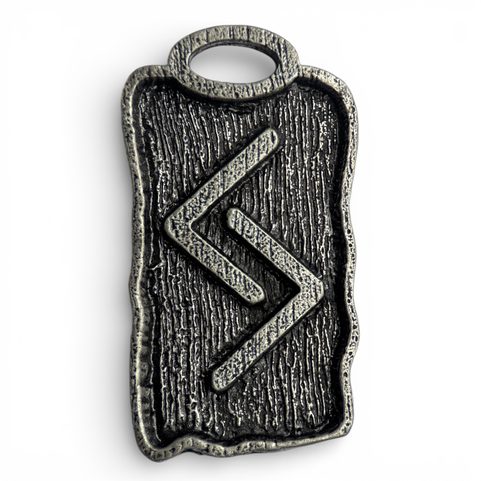 JERA, RUNOVÝ AMULET, ZINEK