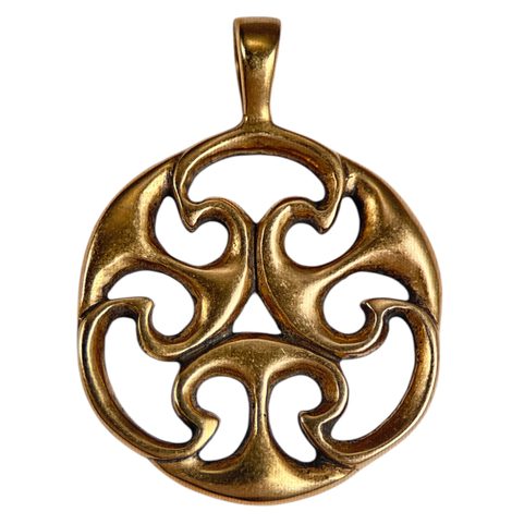 KELTSKÝ TALISMAN ŽIVOTA, REPLIKA NÁLEZU PATRNĚ Z GALIE, BRONZ