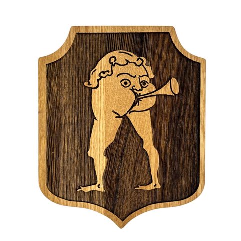 HOSPODA DÍRA, DŘEVĚNÝ ŠTÍT NA STĚNU, KINGDOM COME: DELIVERANCE 2, MALÁ