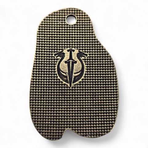 VODNÍK, PŘÍVĚSEK, ZINEK, STAROMOSAZ