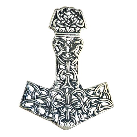 MJÖLNIR THOROVO KLADIVO STŘÍBRNÝ PŘÍVĚSEK, AG 925