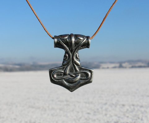 TÓR, THOROVO KLADIVO, STŘÍBRNÝ PŘÍVĚSEK, AG 925, 25 G