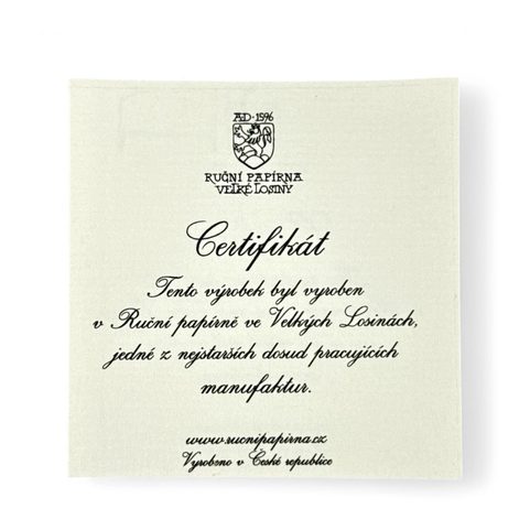 DOPISNÍ SADA, RUČNÍ PAPÍR VELKÉ LOSINY