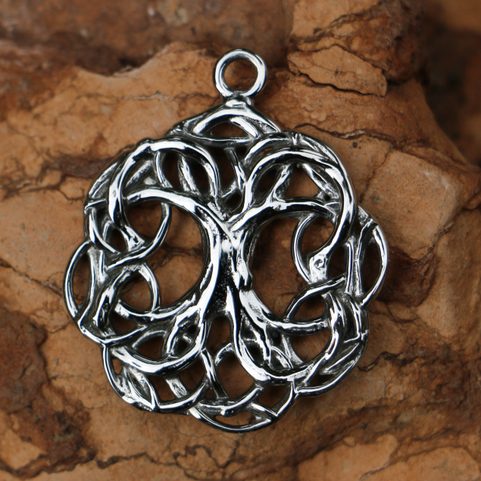 KELTSKÝ STROM ŽIVOTA, PROPLETENÝ, NEREZOVÁ OCEL