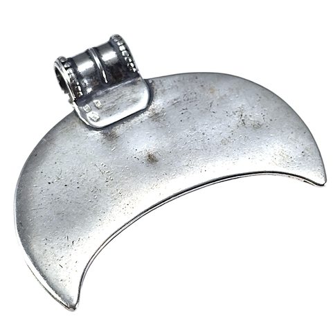 LUNICE - STŘEDOVĚKÝ STŘÍBRNÝ PŘÍVĚSEK S VLTAVÍNEM, AG 925