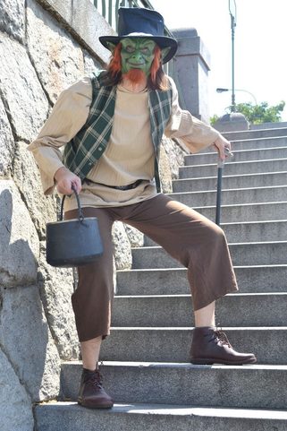 IRSKÝ SKŘÍTEK LEPRECHAUN, KOSTÝM - PŮJČOVNA KOSTÝMŮ