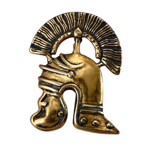 CENTURION, ŘÍMSKÁ PŘILBA, PŘÍVĚŠEK BRONZ