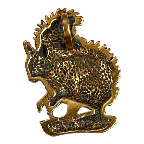 VEVERKA, PŘÍVĚŠEK, BRONZ