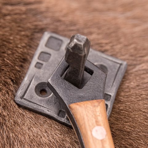 LŽÍCE NA BOTY, KOVANÁ DE LUXE S VĚŠÁKEM