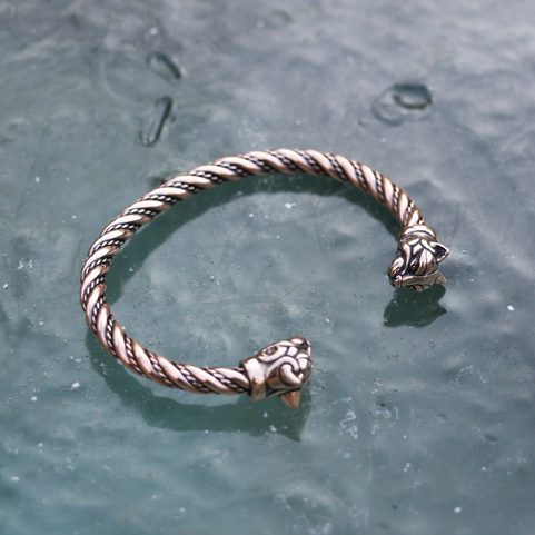 CAITLIN, KELTSKÁ KOČKA, NÁRAMEK, BRONZ