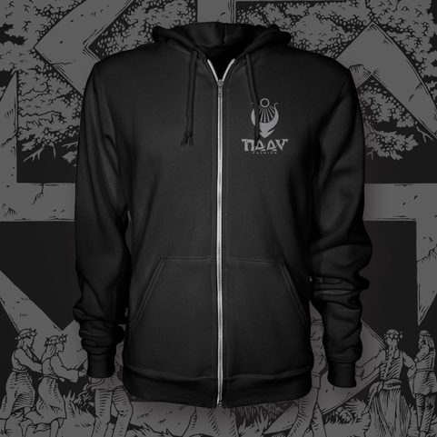 BROTHERHOOD SLOVANSKÁ MIKINA S KAPUCÍ, ZIPPER