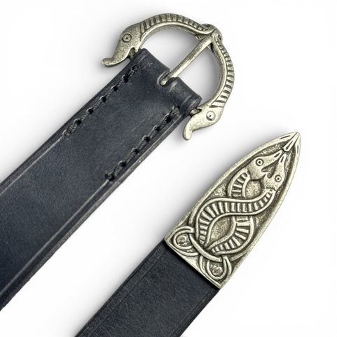 OPASEK VIKING, KŮŽE, BESTIE BORRE ČERNÝ