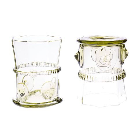 WHISKY SOUPRAVA LESNÍ SKLO - 2 KUSY