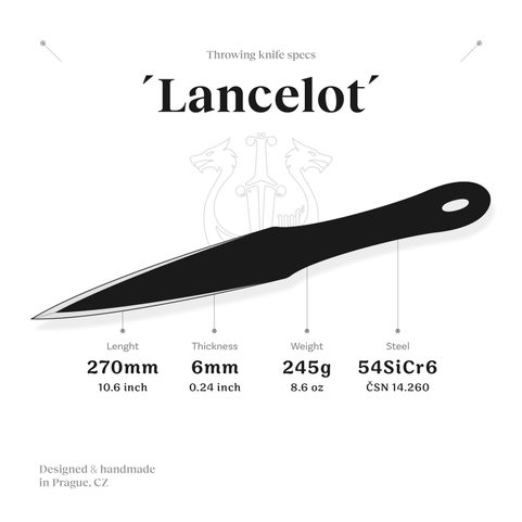 LANCELOT, ZÁVODNÍ VRHACÍ NŮŽ