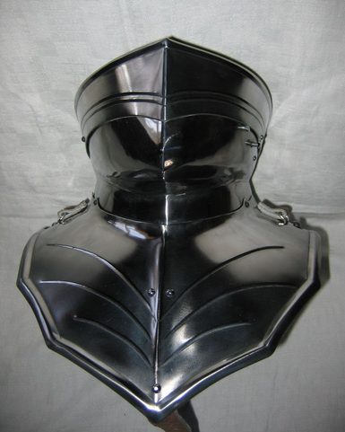 PODBRADNÍK, ČÁST ZBROJE, VRCHOLNÁ GOTIKA, POHYBLIVÝ