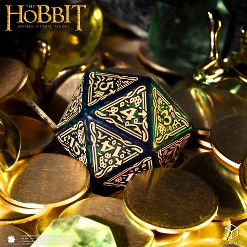 HOBIT, OTOČNÁ SPINDOWN D20 PRO TIDEBORN TCG, JUMBO VELIKOST
