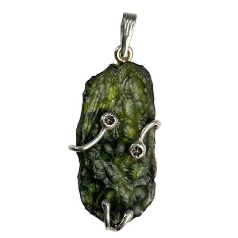 LIBRA, PŘÍVĚSEK - VLTAVÍN, STŘÍBRO 925/1000