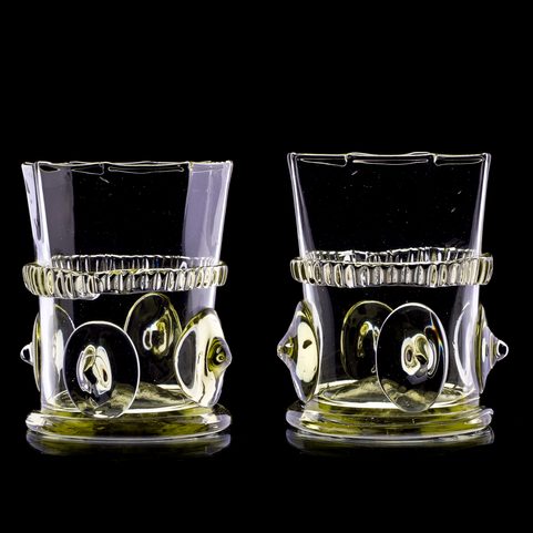 WHISKY SOUPRAVA LESNÍ SKLO - 2 KUSY