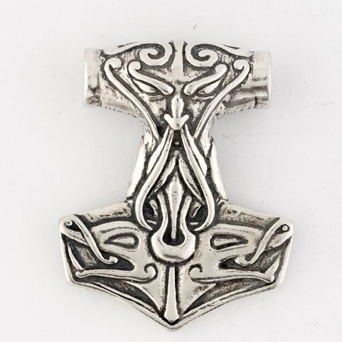 TÓR, THOROVO KLADIVO, STŘÍBRNÝ PŘÍVĚSEK, AG 925, 25 G