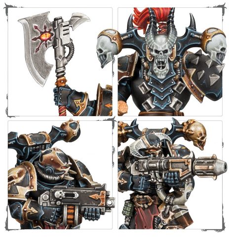 WARHAMMER 40K CHAOS SPACE MARINES LEGIONARIES
