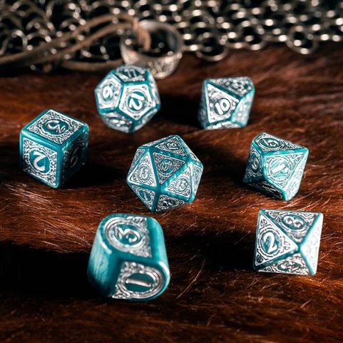 VIKING MODERN DICE SET: MJOLNIR, SADA RPG HRACÍCH KOSTEK