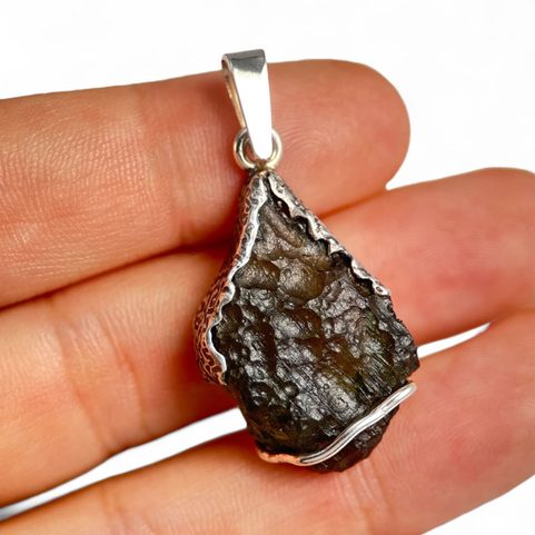 CERES, PŘÍVĚSEK - VLTAVÍN, STŘÍBRO 925/1000