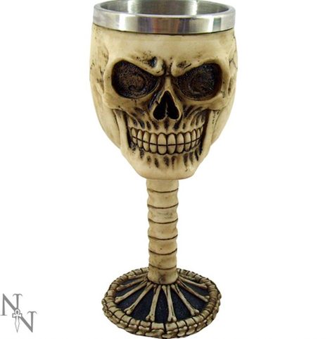 LIDSKÁ LEBKA, POHÁR, ČÍŠE