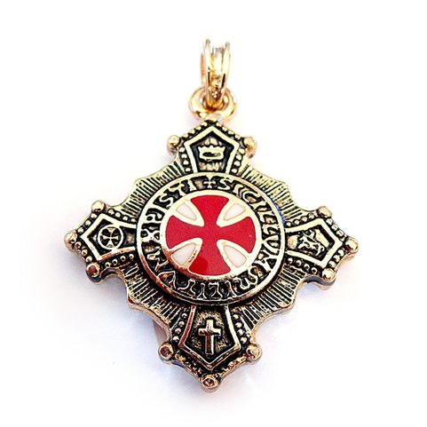 TEMPLÁŘSKÝ RYTÍŘ, ŘÁD, POZLACENÝ
