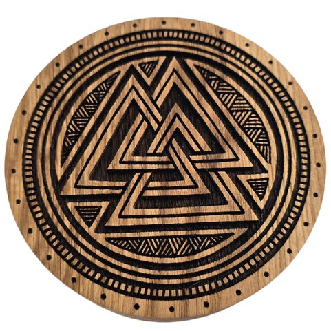 VALKNUT, DUBOVÁ KRABIČKA NA ŠPERKY A NÁRAMKY