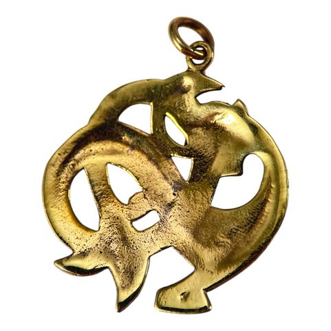 VIKINSKÝ MOŘSKÝ DRAK, BRONZOVÝ AMULET