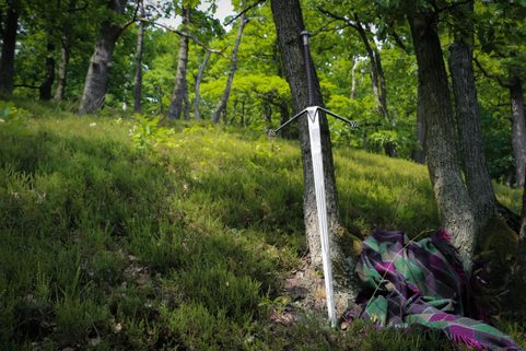 SKOTSKÝ MEČ. CLAYMORE, OBOURUČNÍ DLOUHÝ MEČ