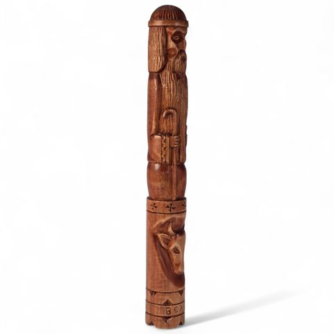 VELES, SLOVANSKÝ BŮH LESA, VYŘEZÁVANÁ SOŠKA