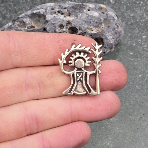 AKKA, SÁMSKÁ BOHYNĚ PLODNOSTI, PŘÍVĚŠEK BRONZ