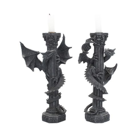 DRAČÍ SVÍCNY GUARDIANS OF THE LIGHT 28CM 2 X