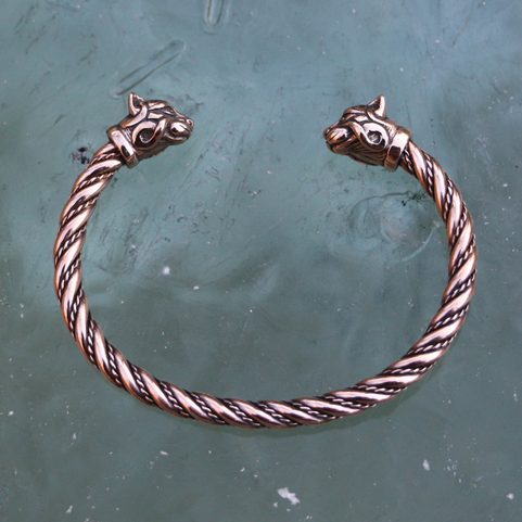 CAITLIN, KELTSKÁ KOČKA, NÁRAMEK, BRONZ