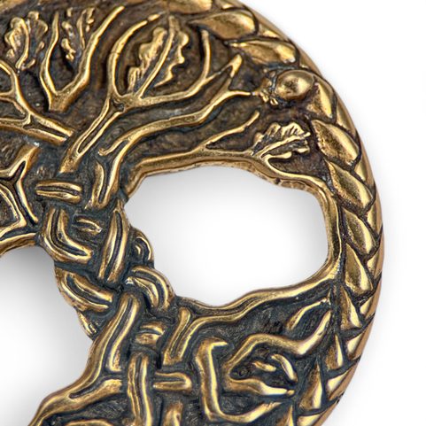 KELTSKÝ DUB POSVÁTNÝ STROM ŽIVOTA PŘÍVĚŠEK BRONZ