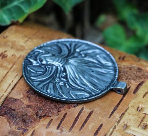 VLK - VELKÝ MEDAILON, VLČÍ TALISMAN, AMULET