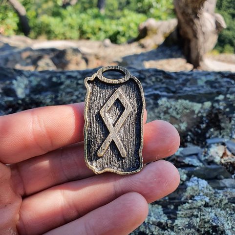 OTHILA - RUNA AMULET, ZINEK STAROMOSAZ