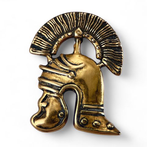 CENTURION, ŘÍMSKÁ PŘILBA, PŘÍVĚŠEK BRONZ