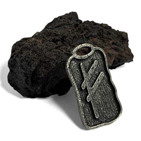 FEHU - RUNA AMULET, ZINEK