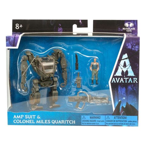 AVATAR W.O.P DELUXE AMP SUIT & COLONEL MILES QUARITCH, AKČNÍ FIGURKA