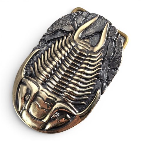 TRILOBIT, SPONA NA OPASEK, MOSAZ