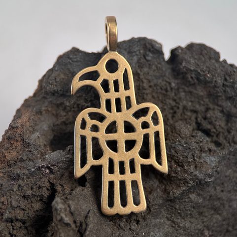 GÓTSKÁ ORLICE, BRONZOVÝ PŘÍVĚŠEK