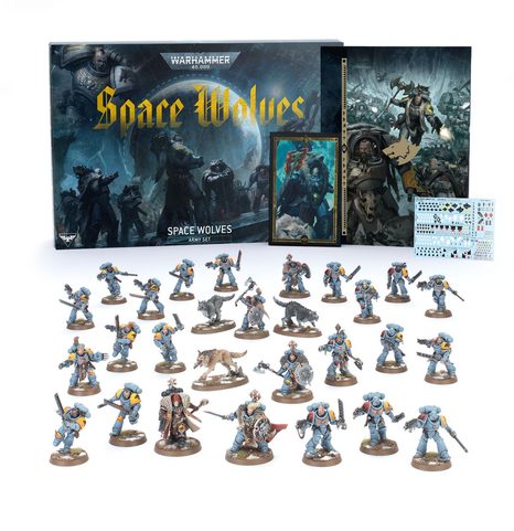 WARHAMMER 40K: SPACE WOLVES ARMY SET